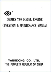 yangdong y90 service manual, yangdong service manual, yangdong y90