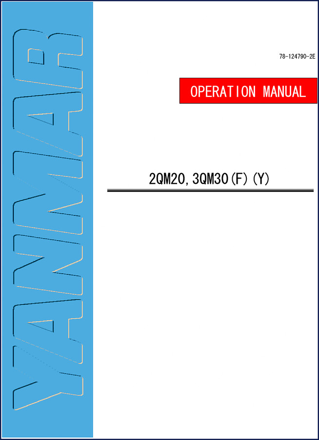 yanmar 2qm20, 3qm30 operators manual, yanmar manual, yanmar 2qm20,