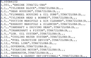 yanmar 3tna72luba parts catalog, yanmar parts catalog, yanmar 3tna72luba