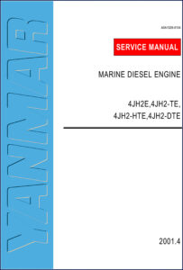 yanmar 4jh2 series 2001 service manual (4jh2e, yanmar service manual, yanmar 4jh2