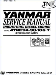 yanmar 4tne94/98/106 service manual, yanmar service manual, yanmar 4tne94/98/106