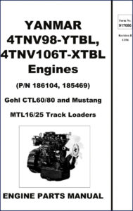 yanmar ctl60, ctl80, mtl16, mtl25 2006 parts catalog, yanmar parts catalog, yanmar ctl60,