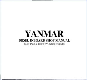 yanmar one, two & three cylinder engines workshop, yanmar workshop manual, yanmar one,