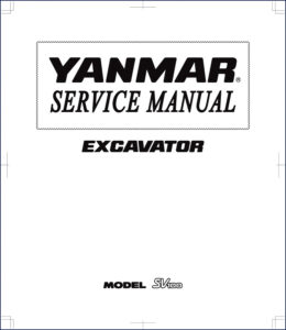 yanmar sv100 service manual, yanmar service manual, yanmar sv100