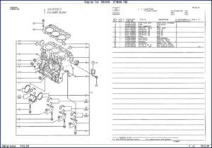 yanmar tb15fr 1999 parts catalog, yanmar parts catalog, yanmar tb15fr