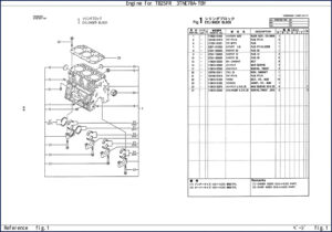 yanmar tb25fr 1997 parts catalog, yanmar parts catalog, yanmar tb25fr