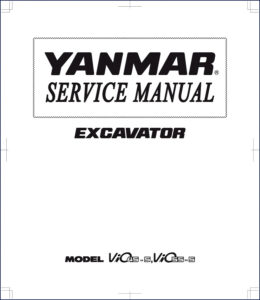yanmar vio45, yanmar manual