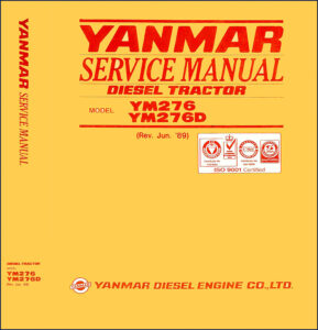 yanmar ym276, ym276d 1989 service manual, yanmar service manual, yanmar ym276,