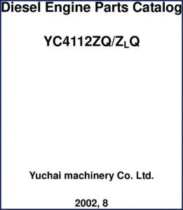 yuchai yc4112zq series 2002 parts catalog, yuchai parts catalog, yuchai yc4112zq