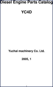 yuchai yc4d 2005 parts catalog, yuchai parts catalog, yuchai yc4d