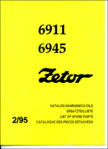 zetor 6911, 6945 1995 parts catalog, zetor parts catalog, zetor 6911,