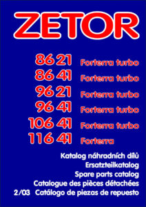 zetor 8641, 9641, 10641, 8621, 9621 parts catalog, zetor parts catalog, zetor 8641,