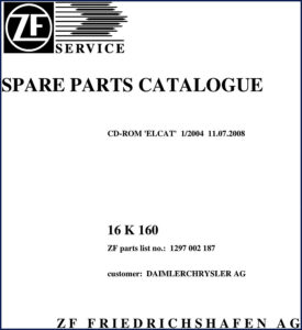 zf 16 k 160 2008 parts catalog, zf parts catalog, zf 16