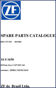 zf 16 s 1650 2009 parts catalog, zf parts catalog, zf 16