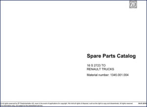 zf 16s2723to 2010 parts catalog, zf parts catalog, zf 16s2723to