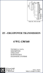 zf 4 wg 260, 4 wg 130, 4, zf manual, zf 4