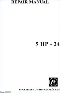 zf 5hp24 1998 repair manual, zf repair manual, zf 5hp24