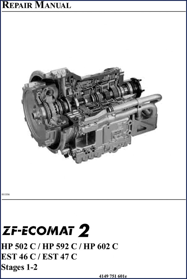 zf hp 502 c, hp 592 c, hp, zf repair manual, zf hp