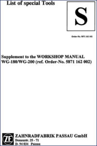 zf wg, zf manual