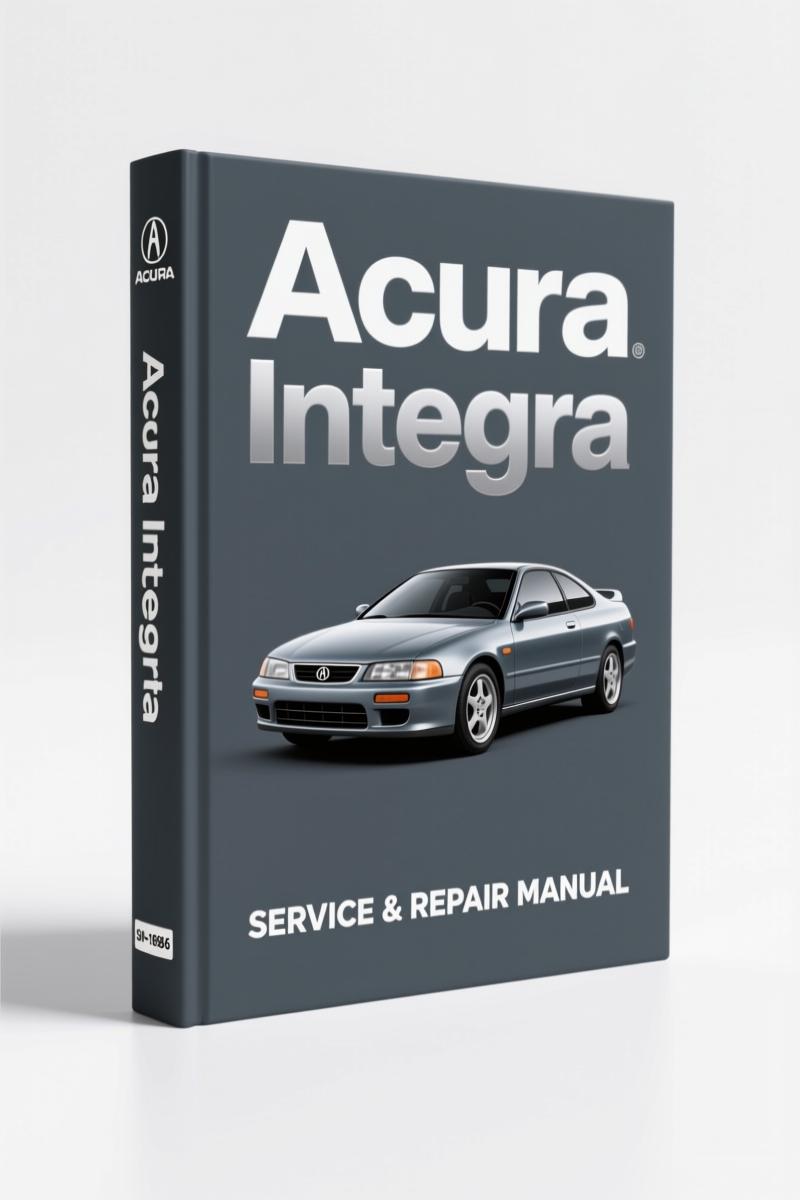 Acura Integra 1989-1993 Service Manual section on engine block specifications