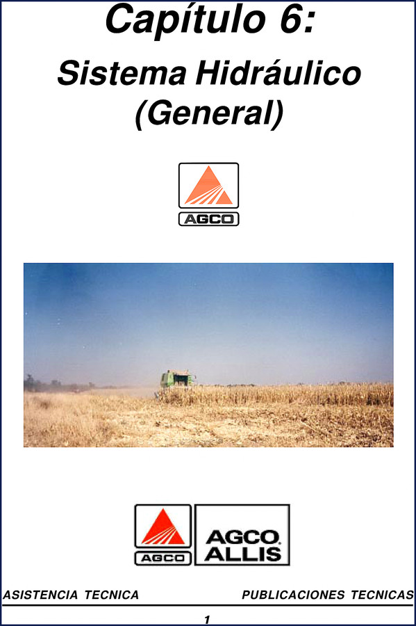 AGCO Allis Optima 550 service repair manual cover page