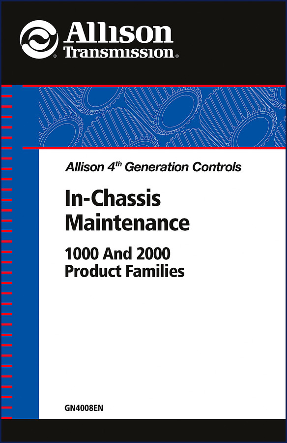2006 Allison Transmission 1000 and 2000 Product Families Troubleshooting Manual cover page
