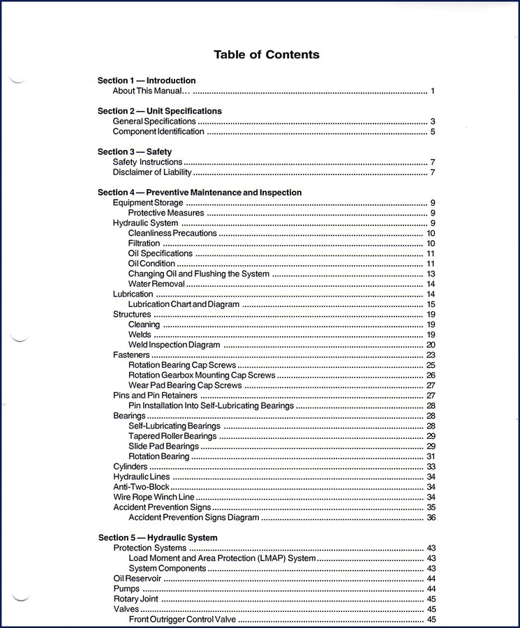 Altec AC26 AC28 AC30S crane service manual cover – 201 pages OEM spec