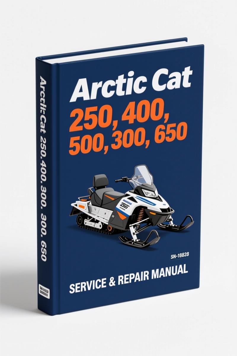 Arctic Cat 250-400 TBX Service Manual – 28 Pages of OEM Specs 2 Arctic Cat 250-400 TBX Service Manual cover – 28-page OEM repair guide
