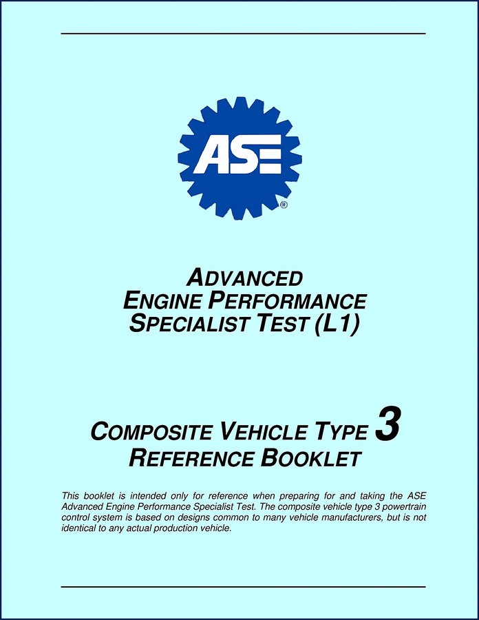 CASE IH Composite Vehicle Type 3 Training Manual – 24-page ASE L1 reference booklet cover