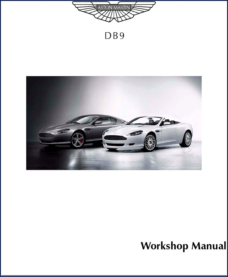 Aston Martin DB9 Workshop Manual cover 2004-2012 factory service manual