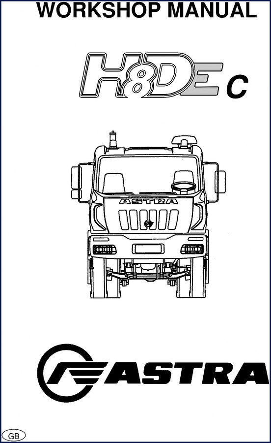 2006 Astra H8 DEC Workshop Manual cover – OEM factory specifications for construction heavy-duty vehicle