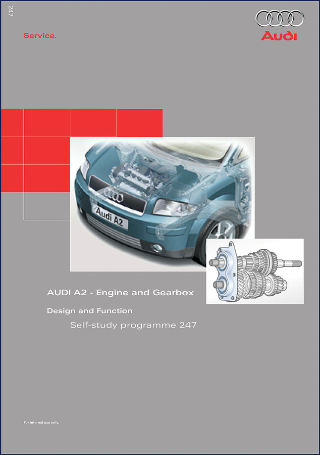 Audi A2 Technical Manual 44-page OEM engine and gearbox design and function guide