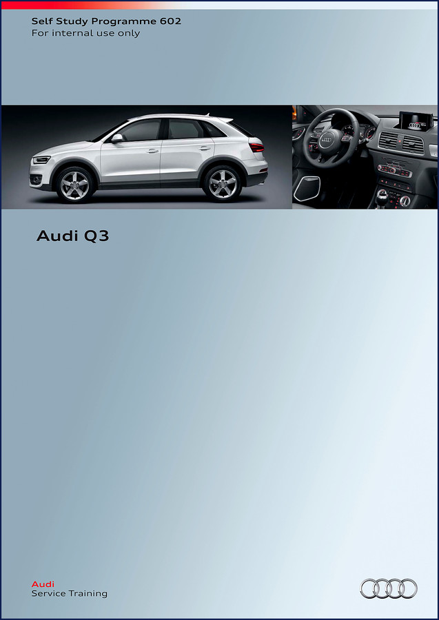 Audi Q3 Training Manual 80-page factory self-study programme cover