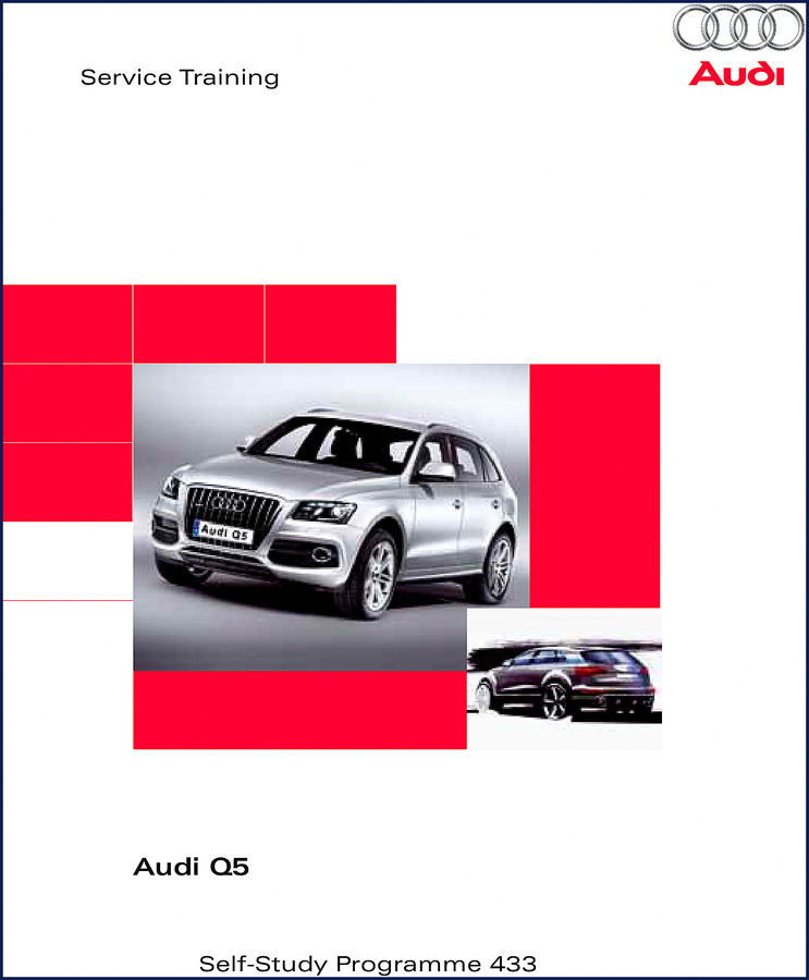Audi Q5 Self-Study Programme 433 Training Manual cover - 68 pages OEM document