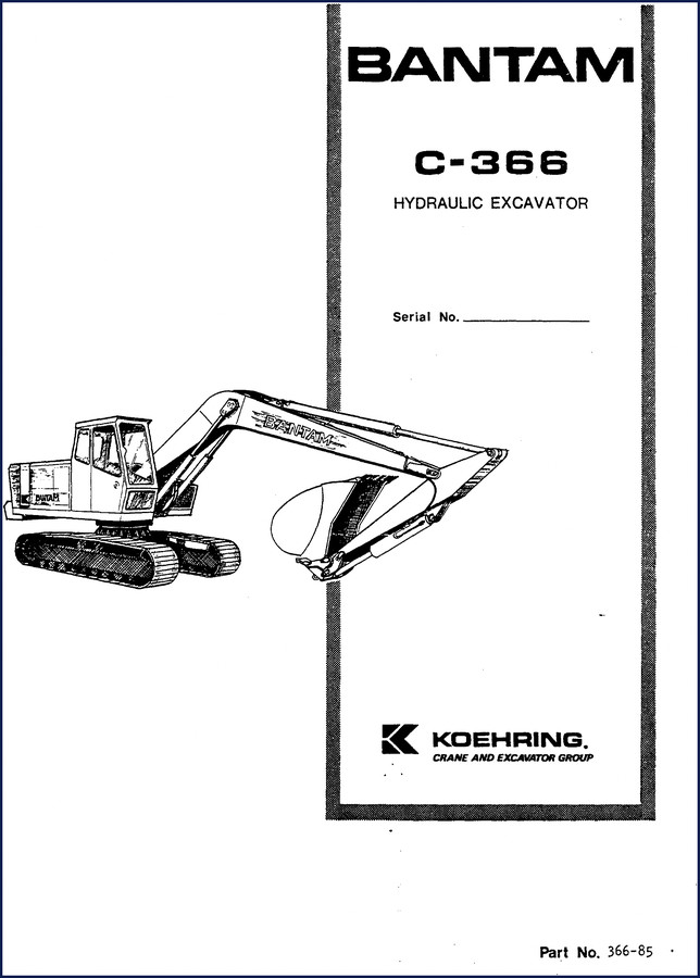 Bantam C-366 Parts Catalog - OEM Factory Parts Manual - 146 pages cover