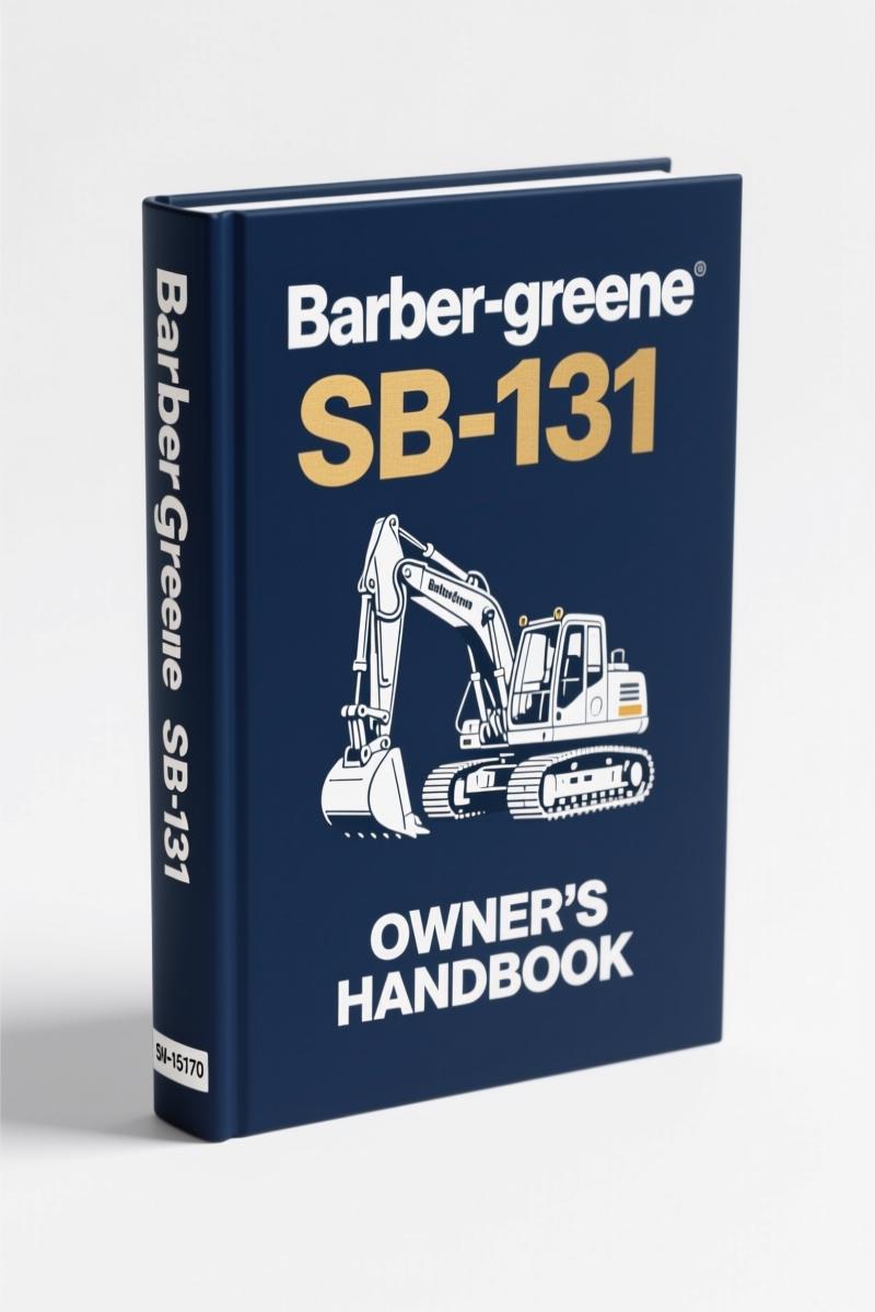 Barber Greene SB-131 Asphalt Paver Parts Catalog – OEM factory document