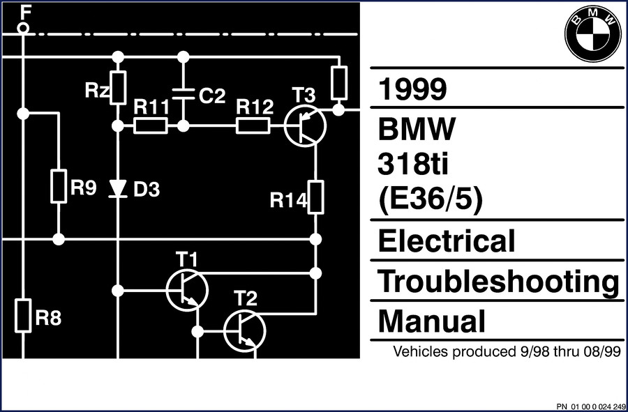 1999 BMW 318ti Electrical Troubleshooting Manual cover