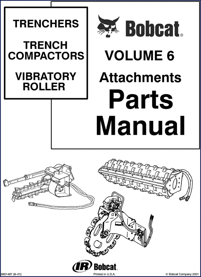 Bobcat LT112, MX112, LT203, LT204, MT112 2001 Parts Catalog cover
