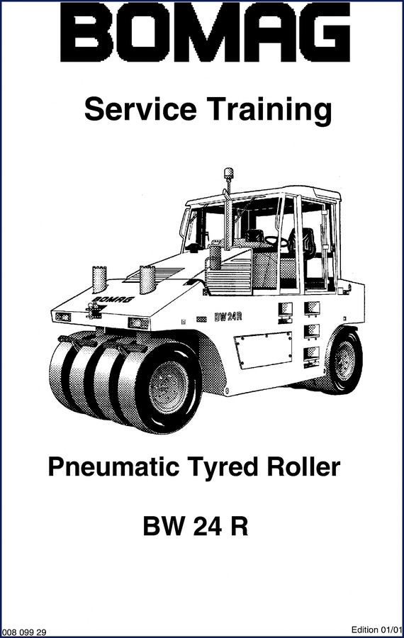 Bomag BW 24 R 2004 Operators Manual cover – 114 pages OEM factory documentation