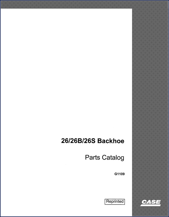 Case 26 Loader and Backhoe Operators Manual 1995 cover