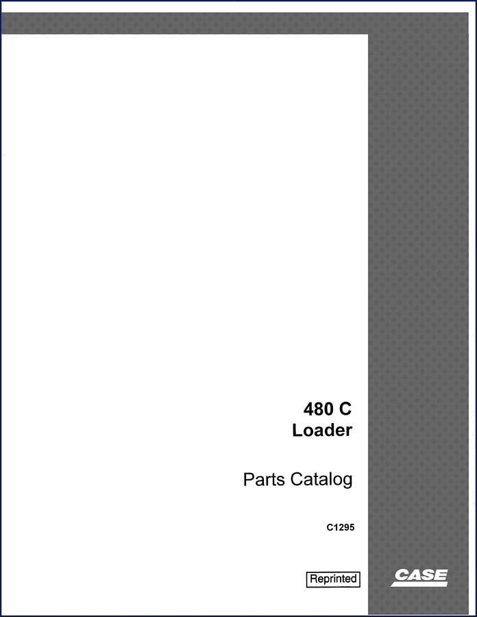Case 480C 1995 Operators Manual cover – 148 pages factory OEM documentation for loader backhoe