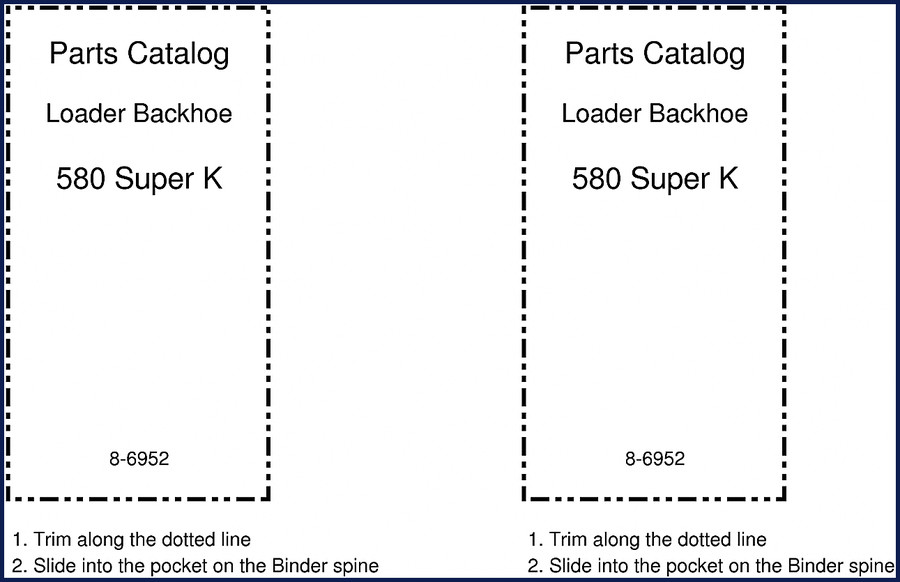Case 580 Super K 580SK Turbo 1995 Operators Manual cover page showing loader backhoe