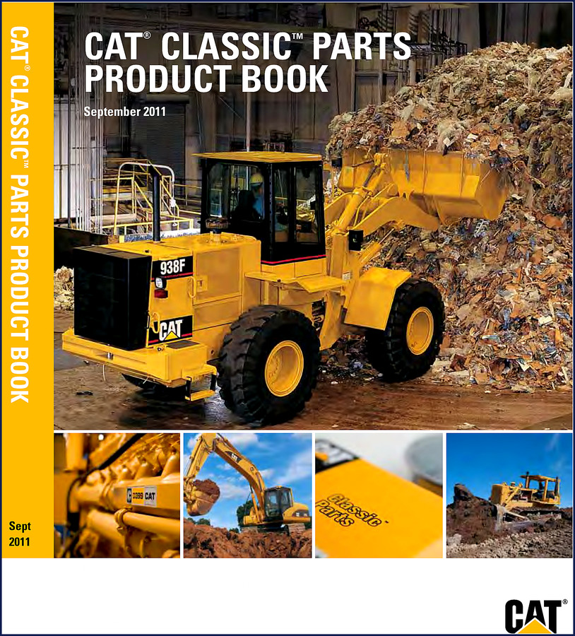 Arctic Cat 938F 938G 2011 Parts Catalog cover showing Cat Classic Parts Overview