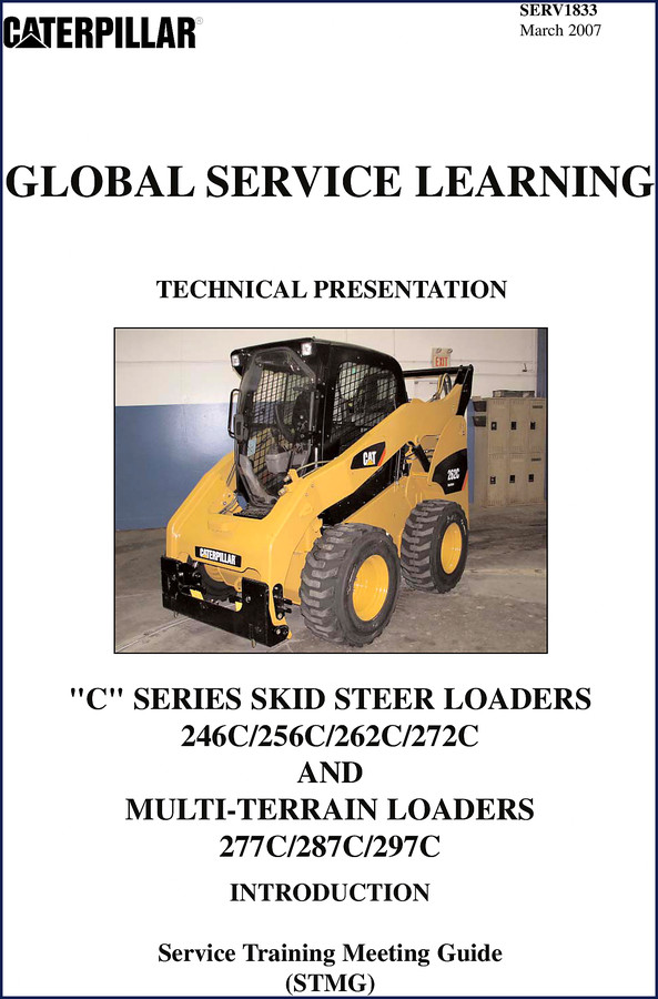 2008 Caterpillar 246C 256C 262C 272C 277C training manual cover