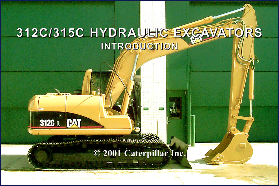 Caterpillar 312C and 315C 2001 Technical Manual cover photo
