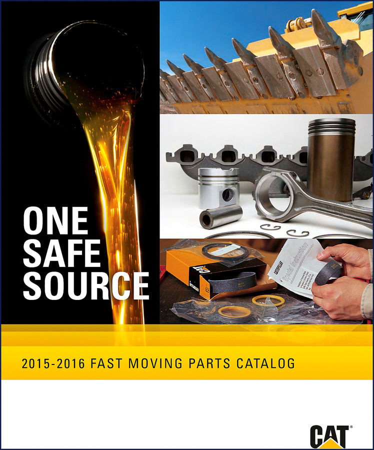Caterpillar Classic 2016 Parts Catalog cover – 569 pages factory OEM