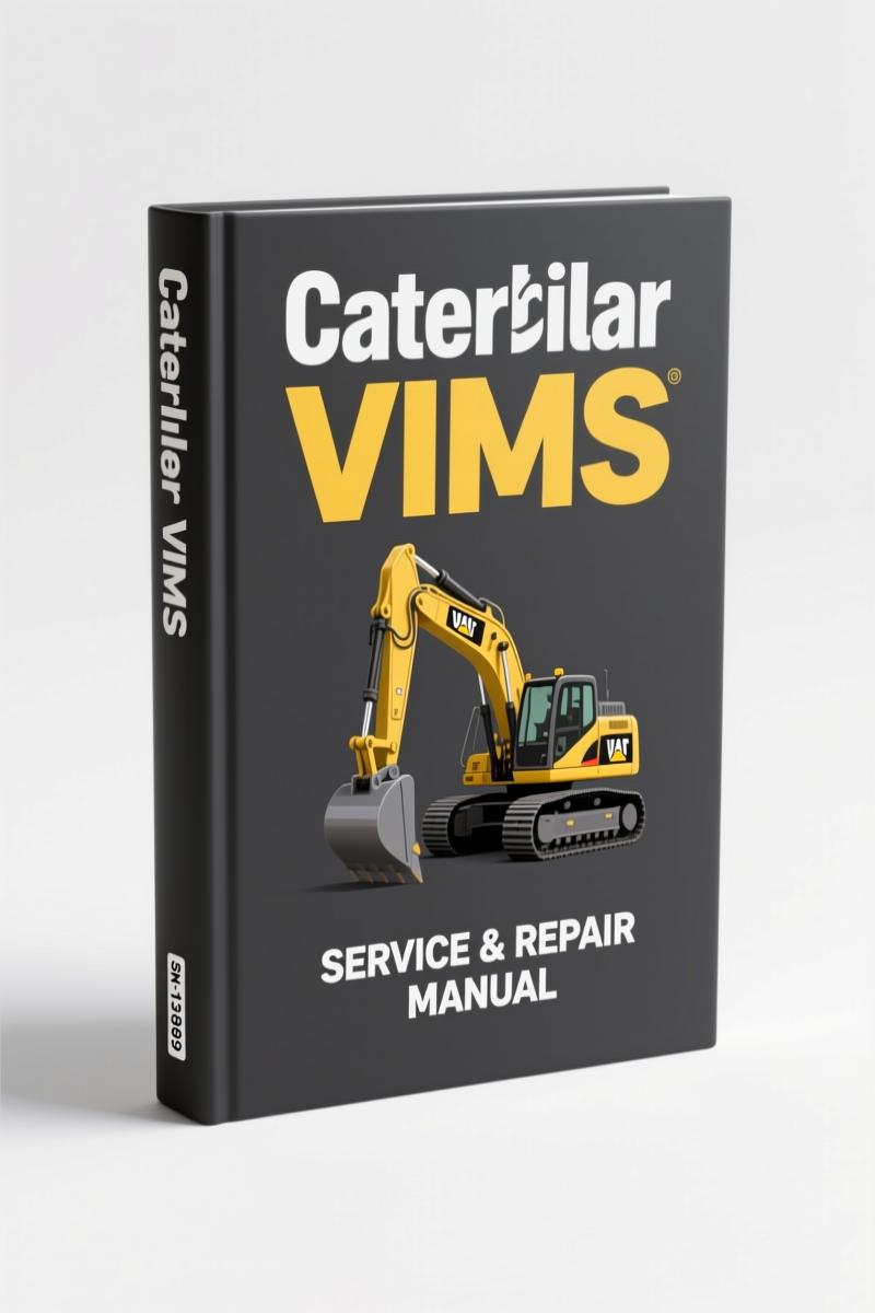 Caterpillar VIMS 2004 Training Manual front cover showing student instruction material