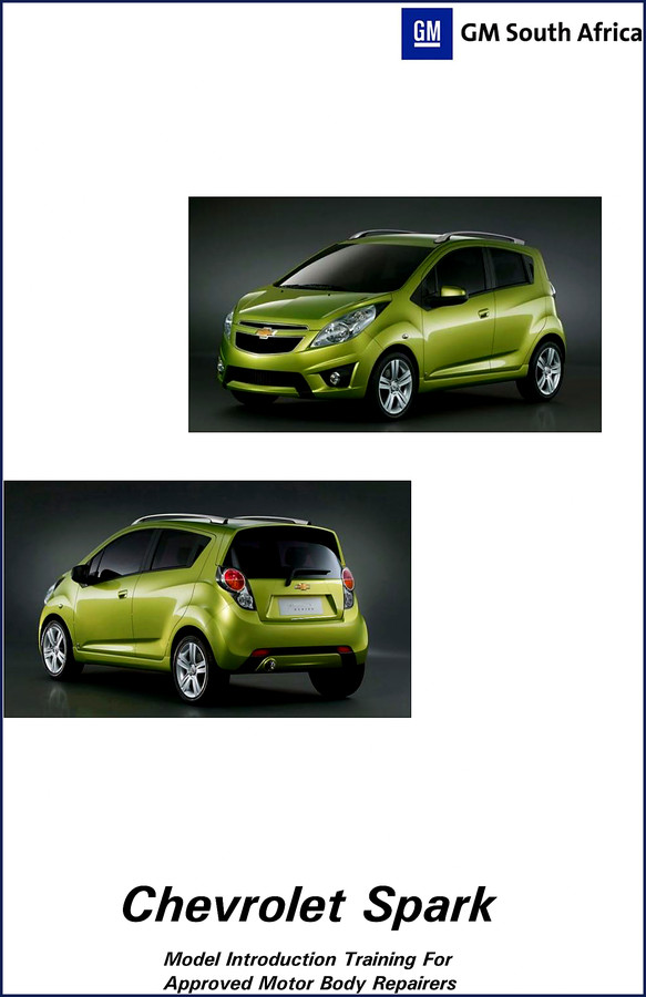 Chevrolet Spark Training Manual cover - 28 pages
