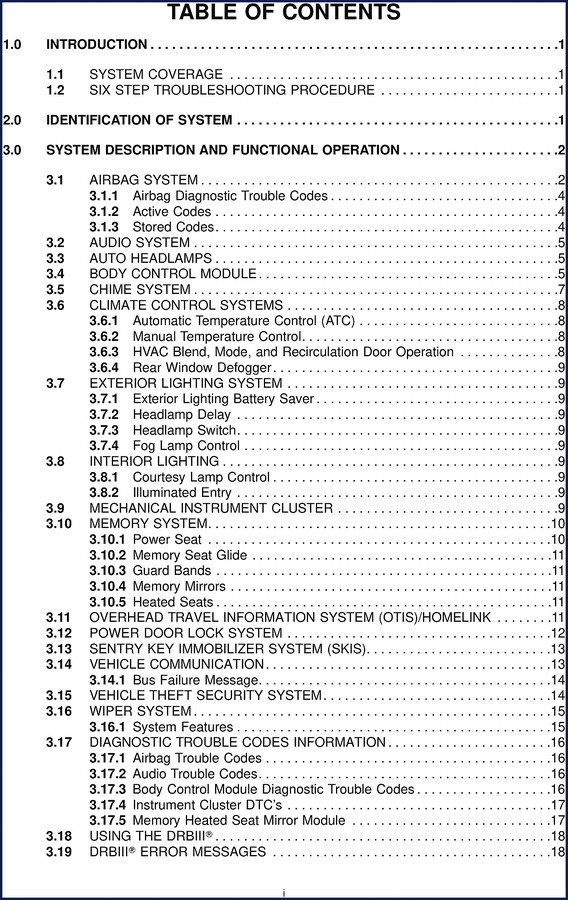 Chrysler 300M factory troubleshooting manual cover 766 pages OEM