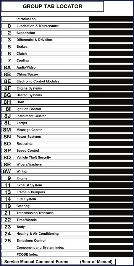 2004 Chrysler Crossfire Service Manual cover showing factory OEM documentation